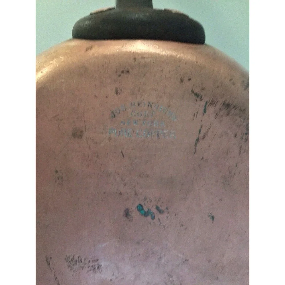 Antique Joseph Heinrich’s Pure Cooper Sauté Pan,1920s,8 In